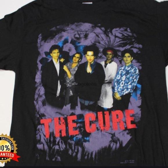 The Cure Disintegration Prayer Tour 1989 Vintage Unisex Graphics Tee - Picture 1 of 4